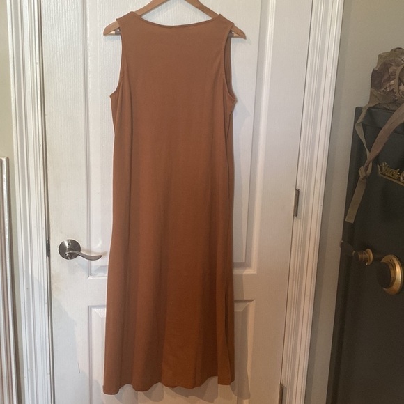Sucrefas sz S V-neck button down tank maxi dress NWT - Picture 5 of 7